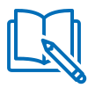 book and pencil